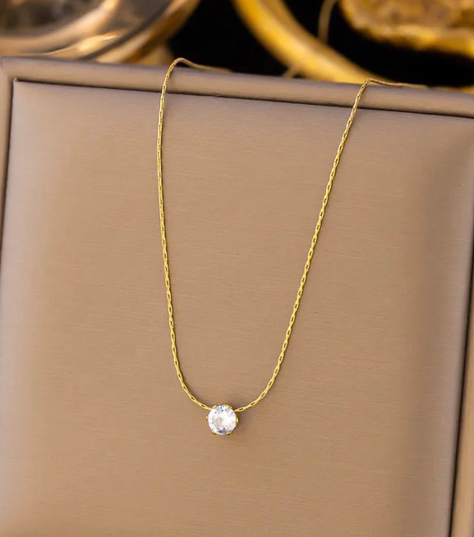 Gold plated necklace