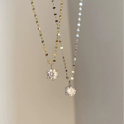 Silver 925 moissanite necklace