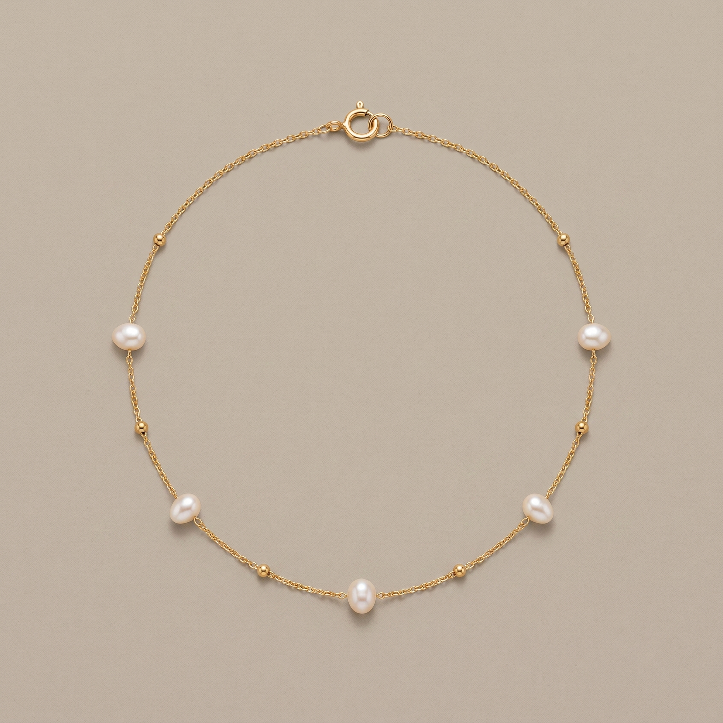 Gold plated necklace