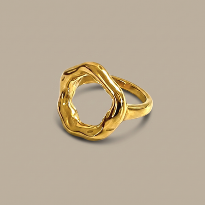 Gold plated ring
