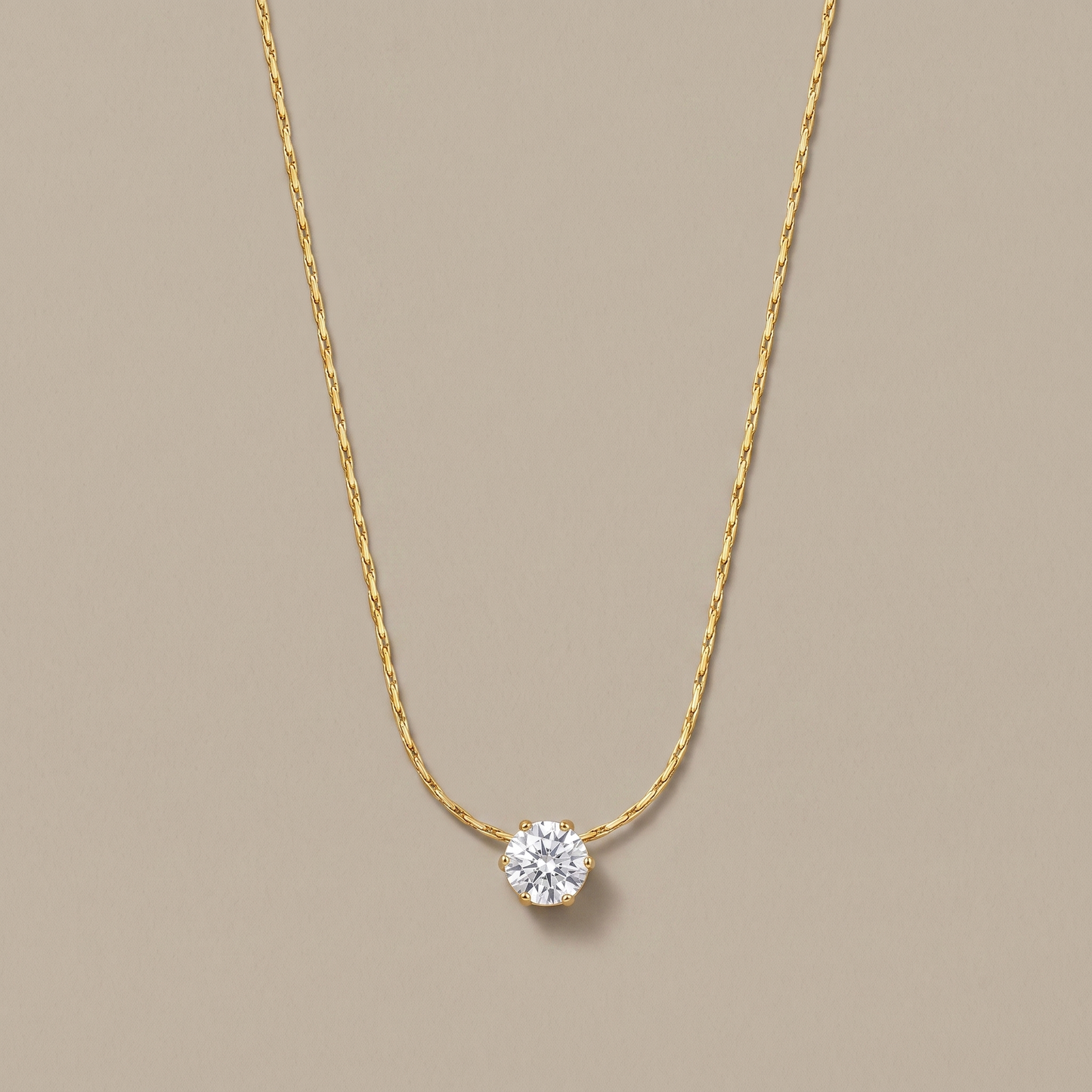 Gold plated necklace