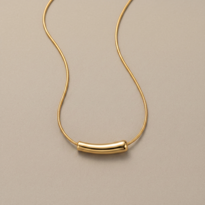 Necklace gold plated