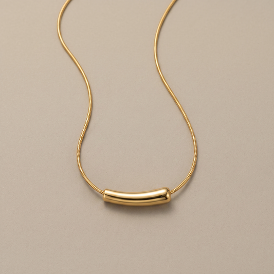 Necklace gold plated